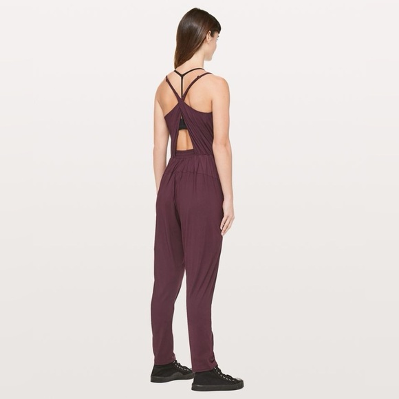 lululemon athletica Plum Jumpsuit 
All For It Onesie
DESIGNED FOR ON THE MOVE - Picture 1 of 10